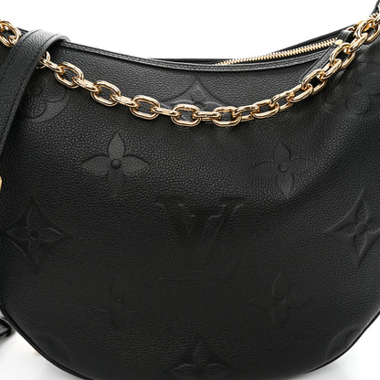 Louis Vuitton Empreinte Monogram Giant Loop Hobo Black 8 of 10