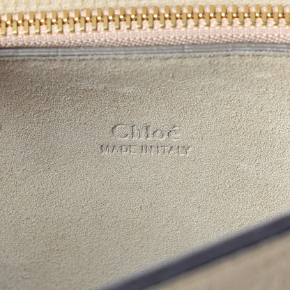 Chloe Calfskin Woven Medium Faye Shoulder Bag Blush Nude 6 of 12