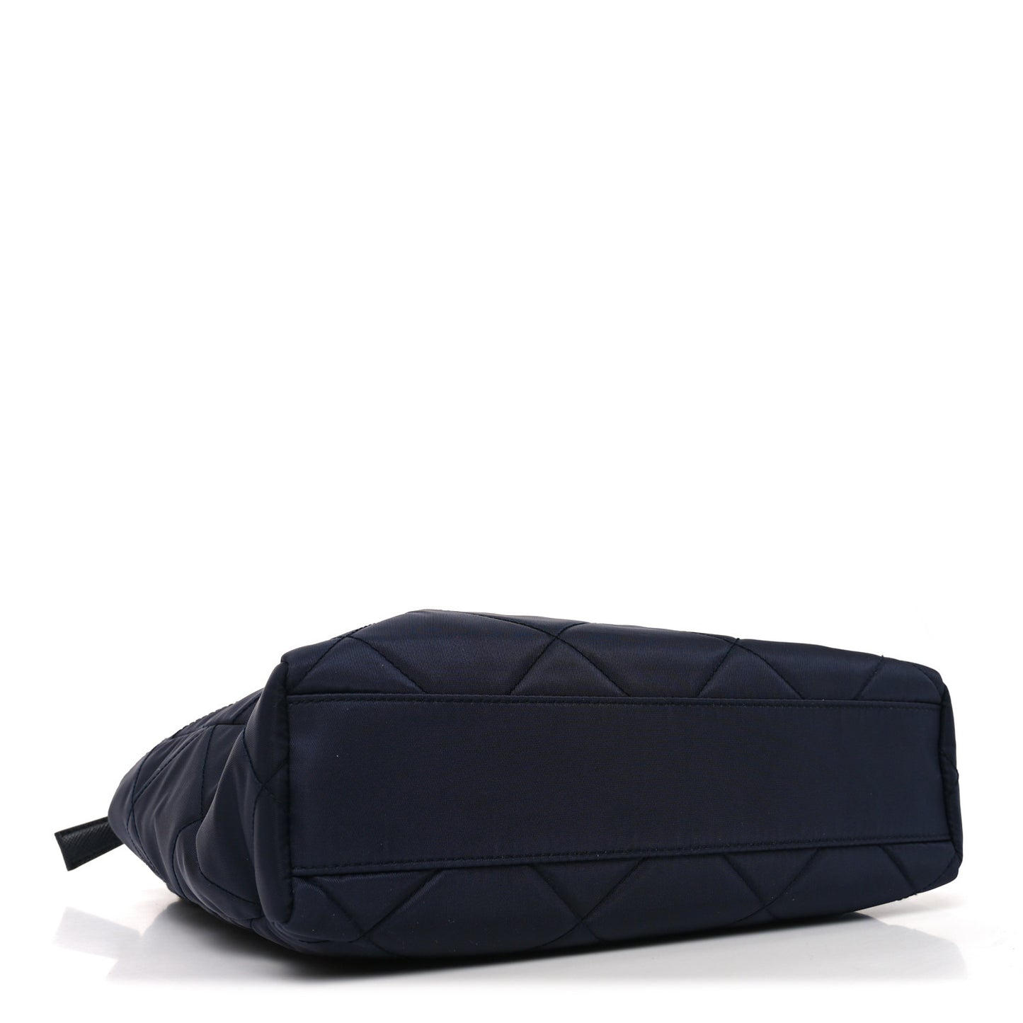 Re-Nylon Saffiano Stitched Re-Edition 1995 Chaine Shoulder Bag Navy