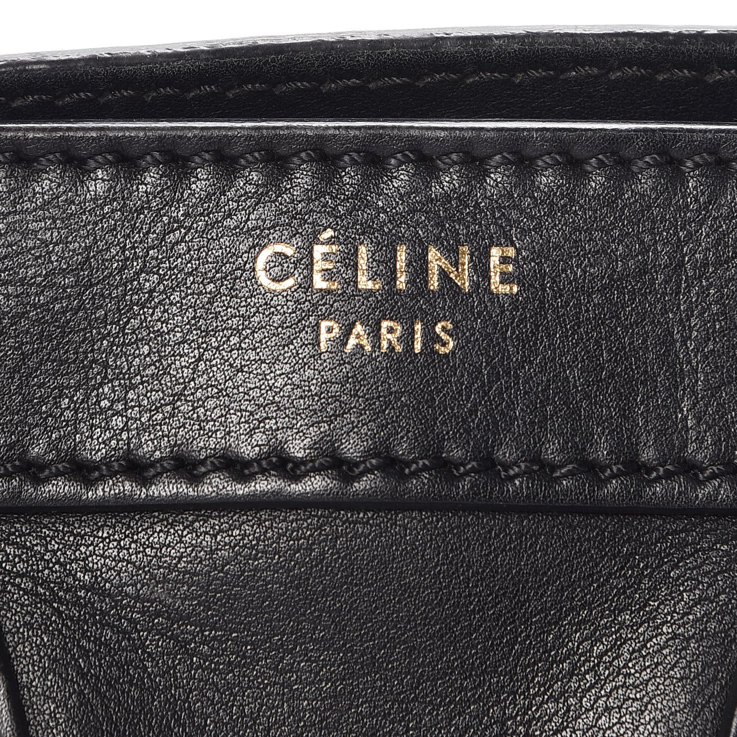 Smooth Calfskin Nano Luggage Black