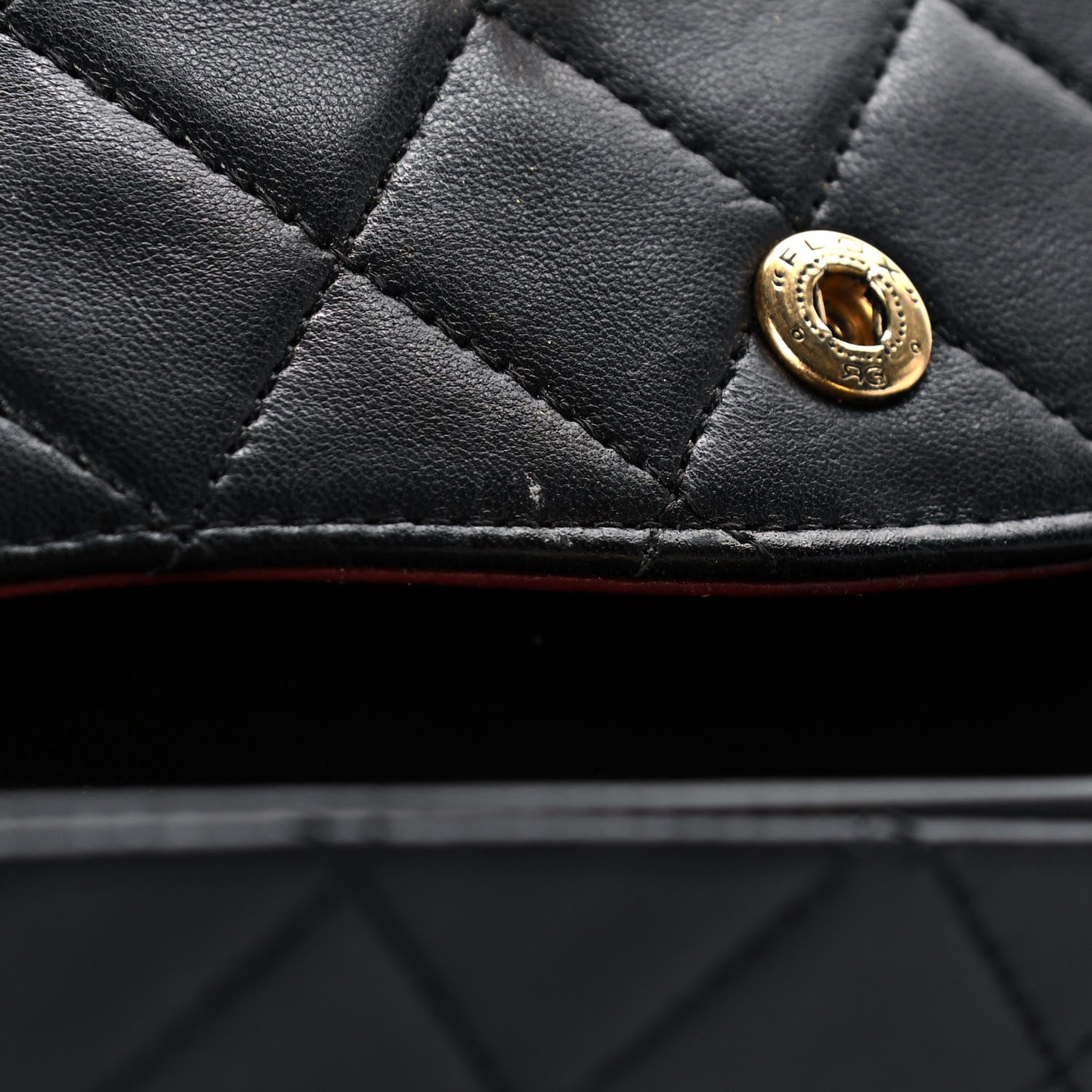 Chanel Lambskin Quilted Small Double Flap Black 11 of 12