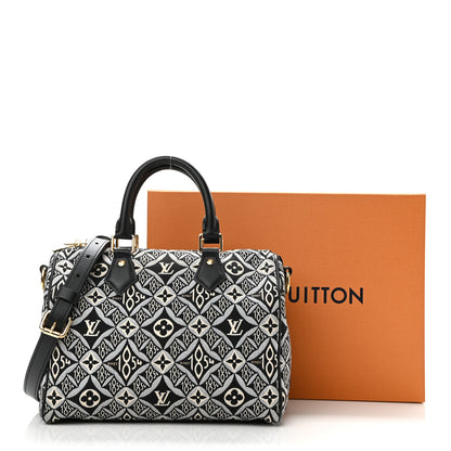Louis Vuitton Jacquard Since 1854 Speedy Bandouliere 25 Grey 12 of 12