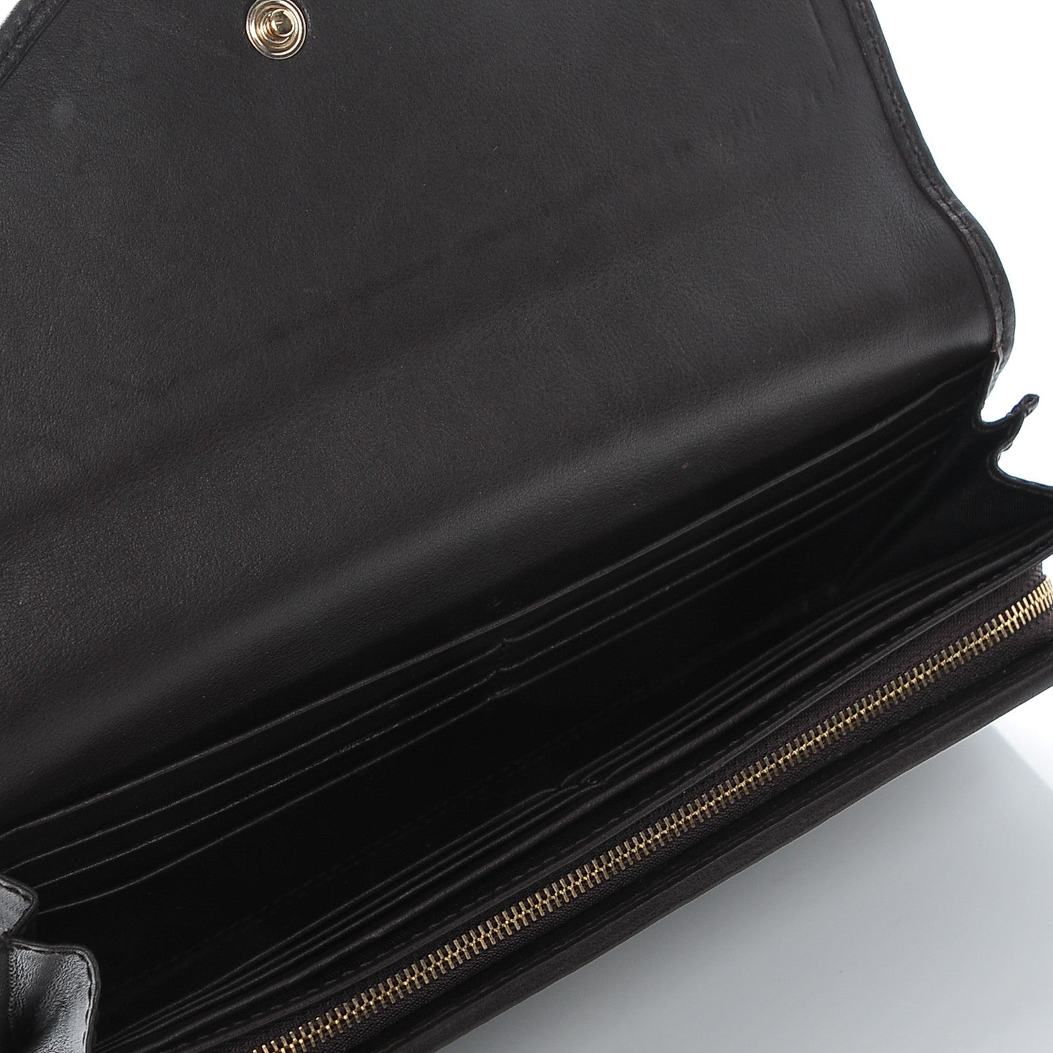 Gucci Guccissima Sukey Continental Wallet Chocolate 5 of 6
