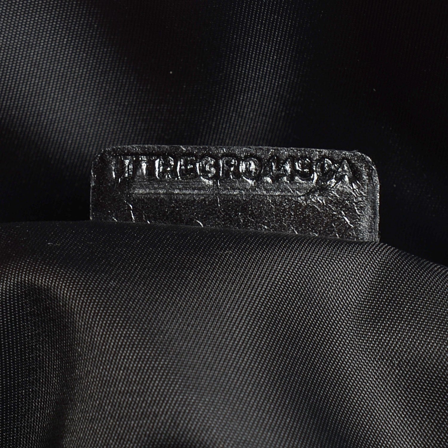 Burberry Beat Check Bridle Calfskin Nylon Medium Landscape Lynher Tote Charcoal 9 of 12
