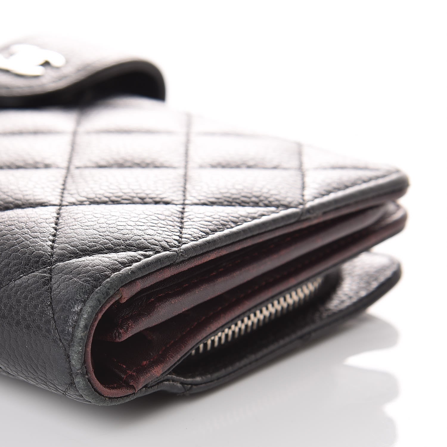 Chanel Caviar Quilted CC French Wallet Black 13 of 13