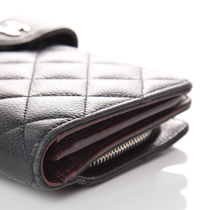 Chanel Caviar Quilted CC French Wallet Black 13 of 13