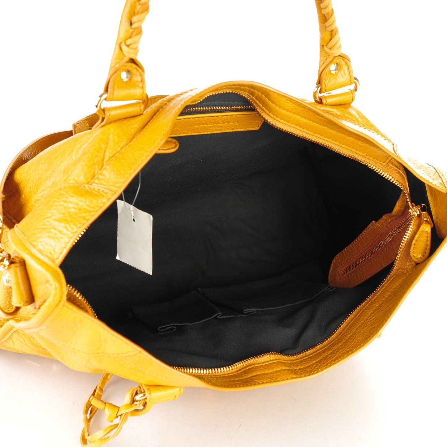 Agneau Giant 12 Gold Hardware City Jaune Moutarde
