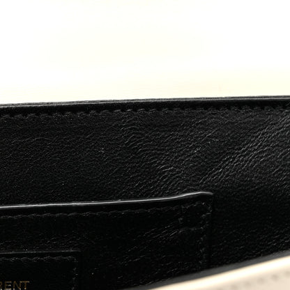 Saint Laurent Box Calfskin Monogram Medium Solferino Satchel Crema Soft 16 of 18