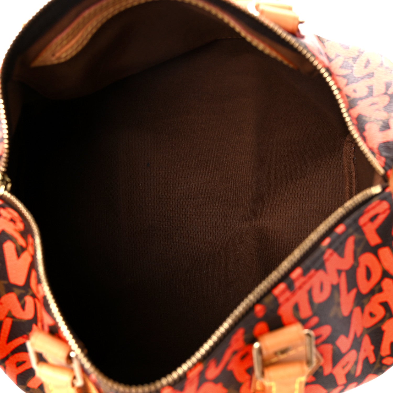 Louis Vuitton Monogram Graffiti Speedy 30 Orange 5 of 11