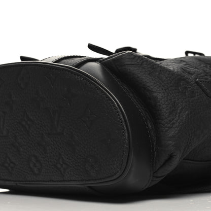 Louis Vuitton Taurillon Monogram Christopher PM Backpack Black 9 of 9