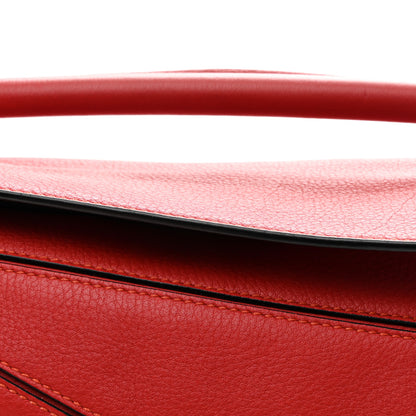 Loewe Calfskin Small Puzzle Bag Scarlet 7 of 9