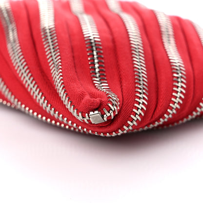 Alexander Wang Metal Nylon Zipper Clutch Red 8 of 8