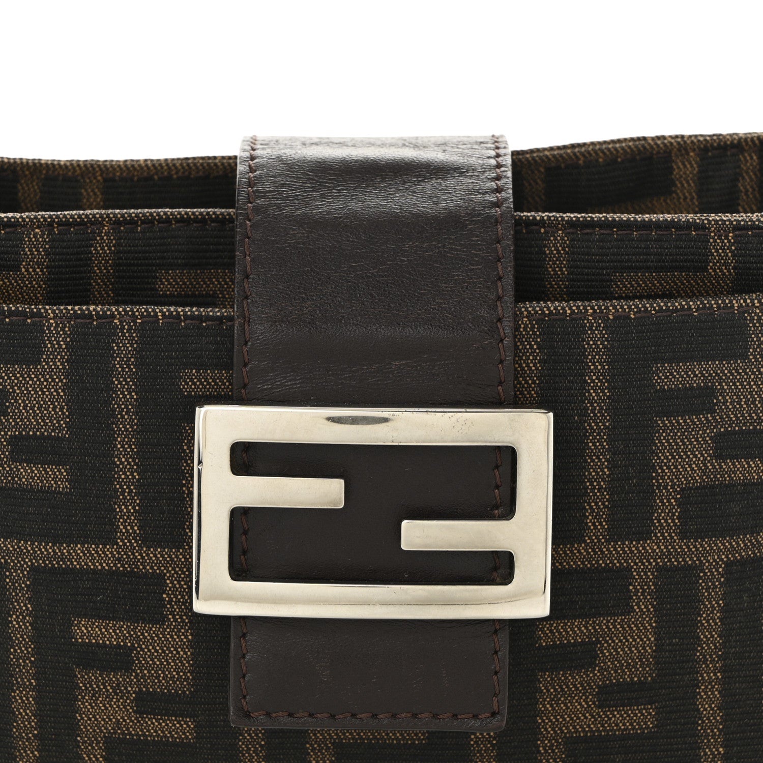 Fendi Zucca Shoulder Bag Tobacco 7 of 9