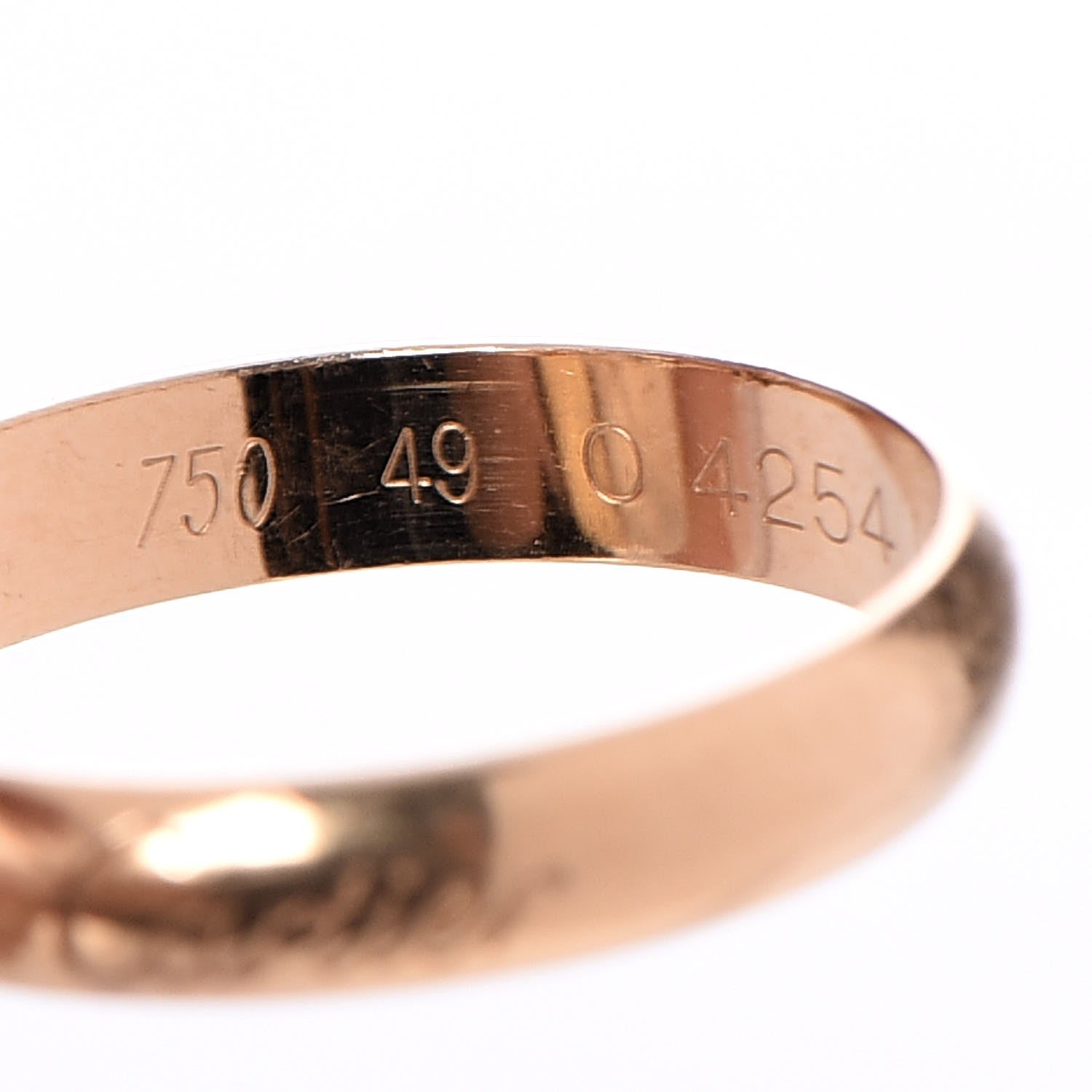 Cartier 18K Pink Yellow White Gold Small Trinity Ring 49 4.75 4 of 5