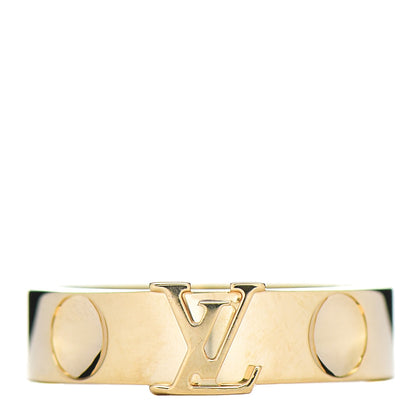 Louis Vuitton 18K Yellow Gold Empreinte LV Ring 52 6 1 of 4