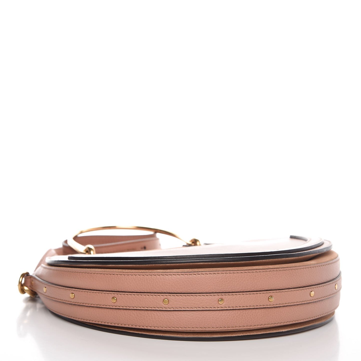 Goatskin Suede Medium Pixie Bag Nougat