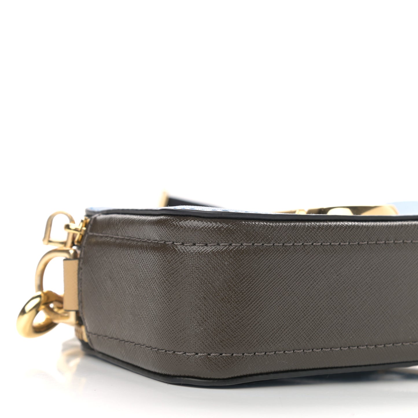 Saffiano Small Snapshot Camera Bag Blue