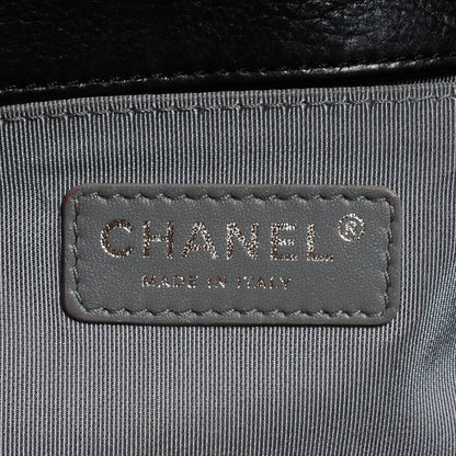 Chanel Calfskin Quilted Medium Boy Flap Black 7 of 9