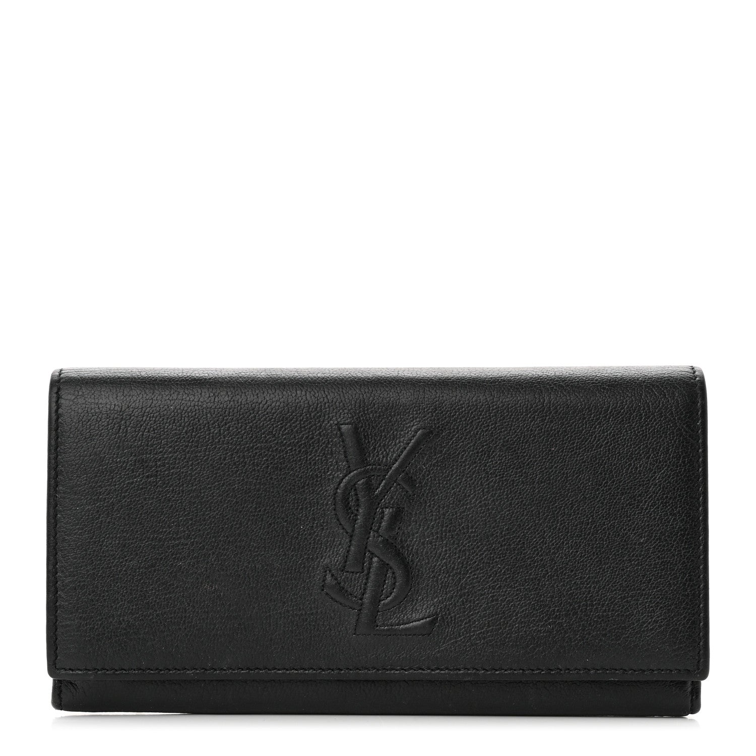 Saint Laurent Chevre Belle De Jour Flap Wallet Black 1 of 13