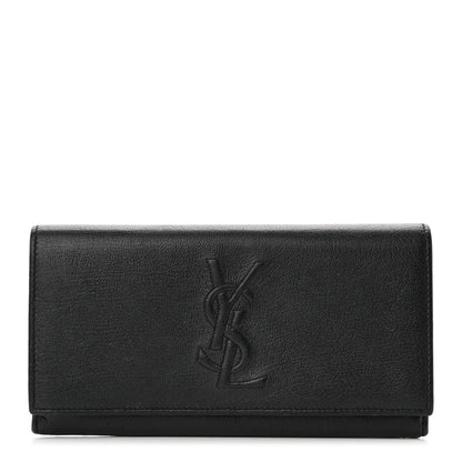 Saint Laurent Chevre Belle De Jour Flap Wallet Black 1 of 13