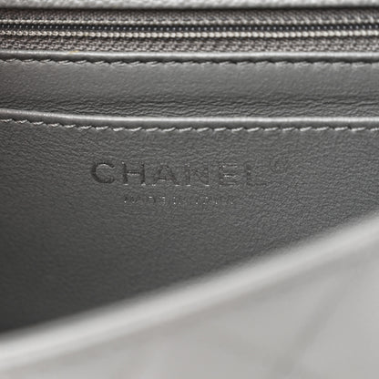 Chanel Caviar Quilted Mini Rectangular Flap Grey 6 of 11