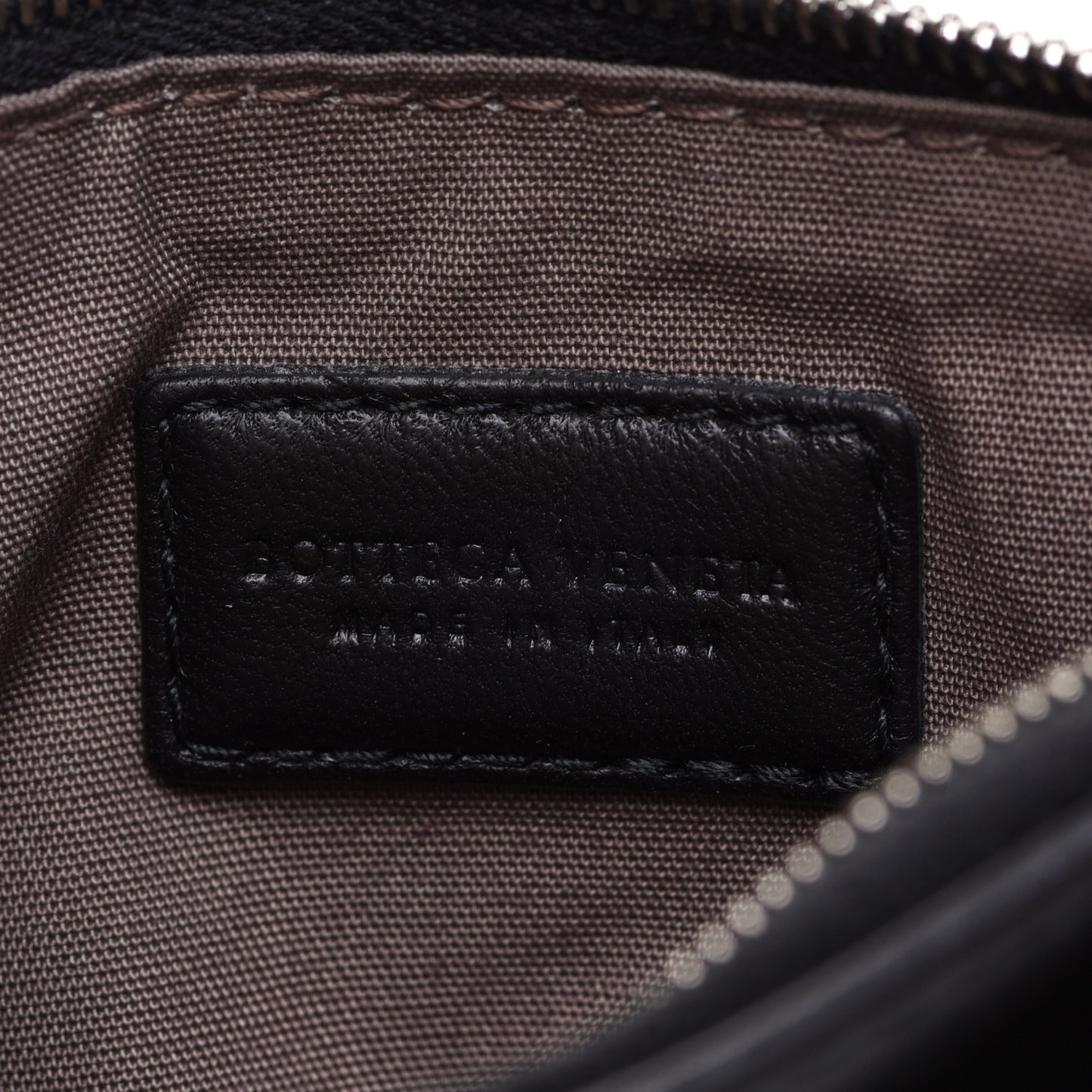 Nappa Intrecciato Key Holder Black