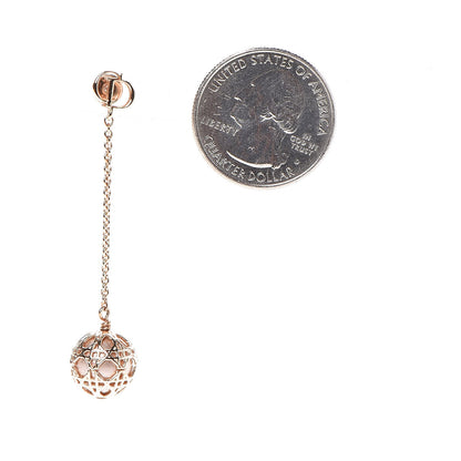 Christian Dior Pearl Secret Cannage Mise En Dior Tribales Dangle Earrings Rose Gold 2 of 3