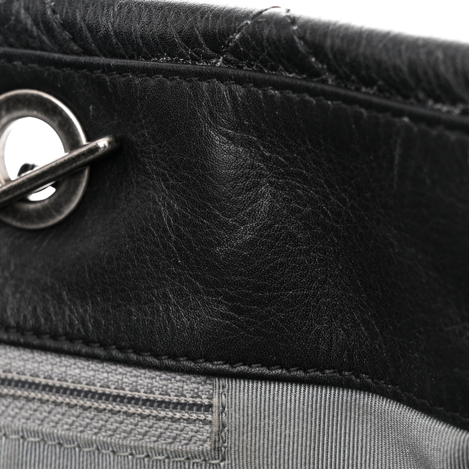 Chanel Calfskin Quilted Large Coco Pleats Tote Black 17 of 34