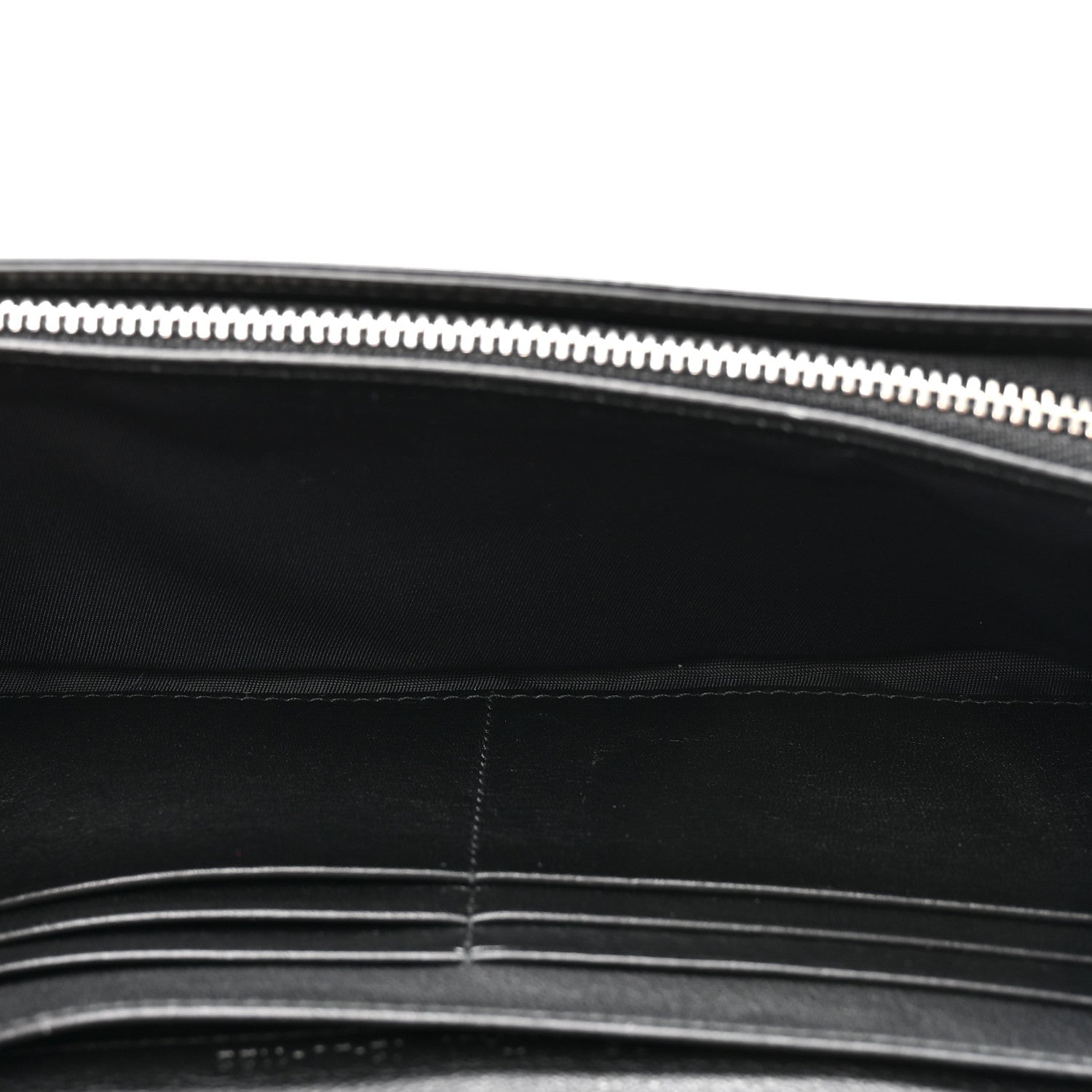 Christian Dior Patent Lambskin Cannage Lady Dior Rendezvous Wallet On Chain Black 7 of 12