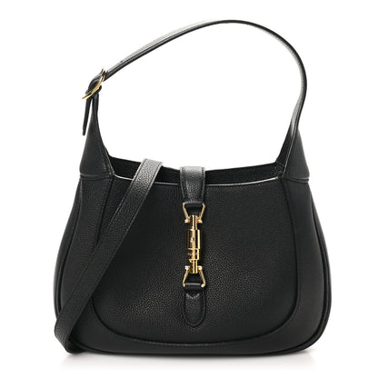 Gucci Grand Prix Calfskin Small Jackie 1961 Hobo Black 1 of 11