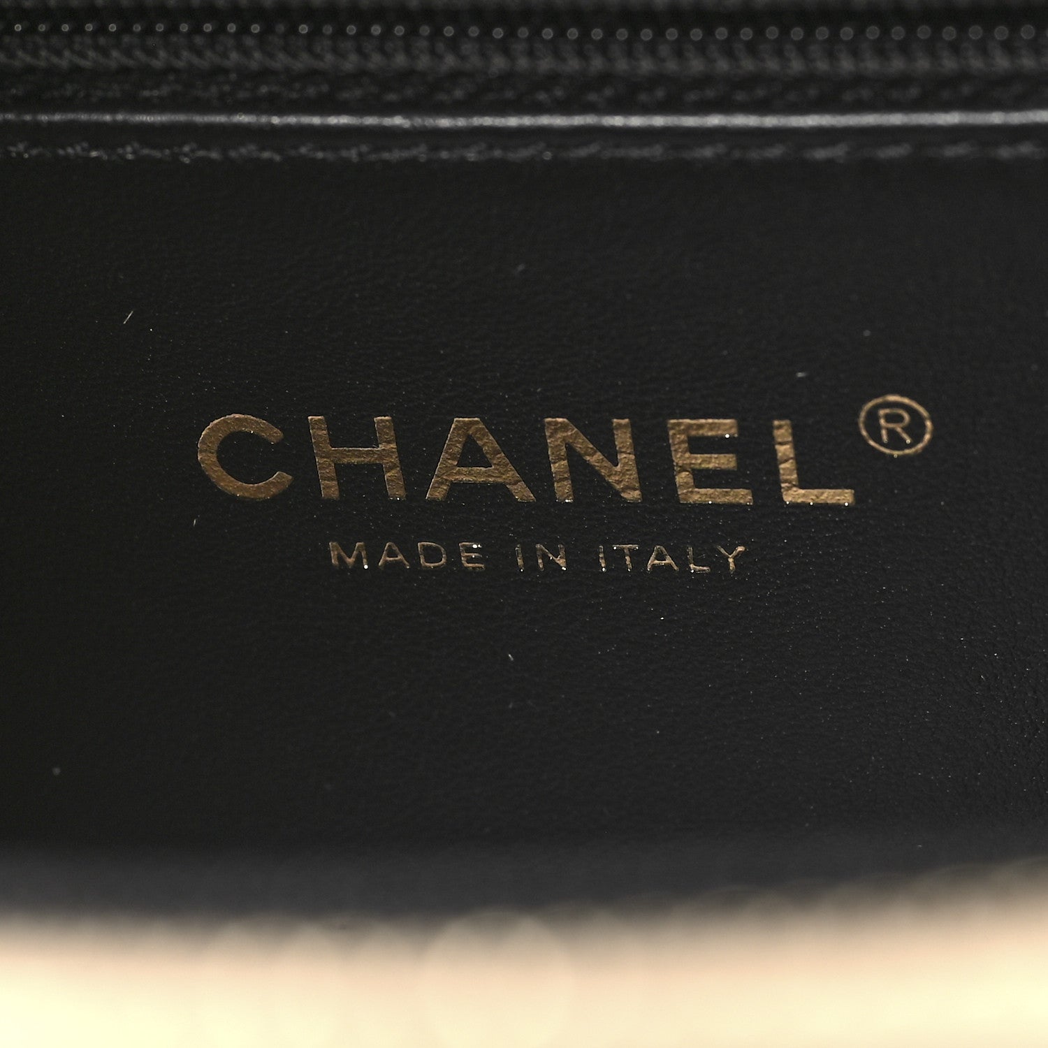 Chanel Caviar Quilted Medium CC Filigree Vanity Case Beige Black 6 of 10