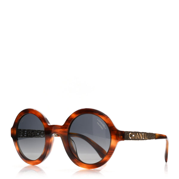 美品✨CHANEL Sunglasses Tortoiseshell Brown Chanel Acetate Polarized Sunglasses 5441 Tortoise 1890787