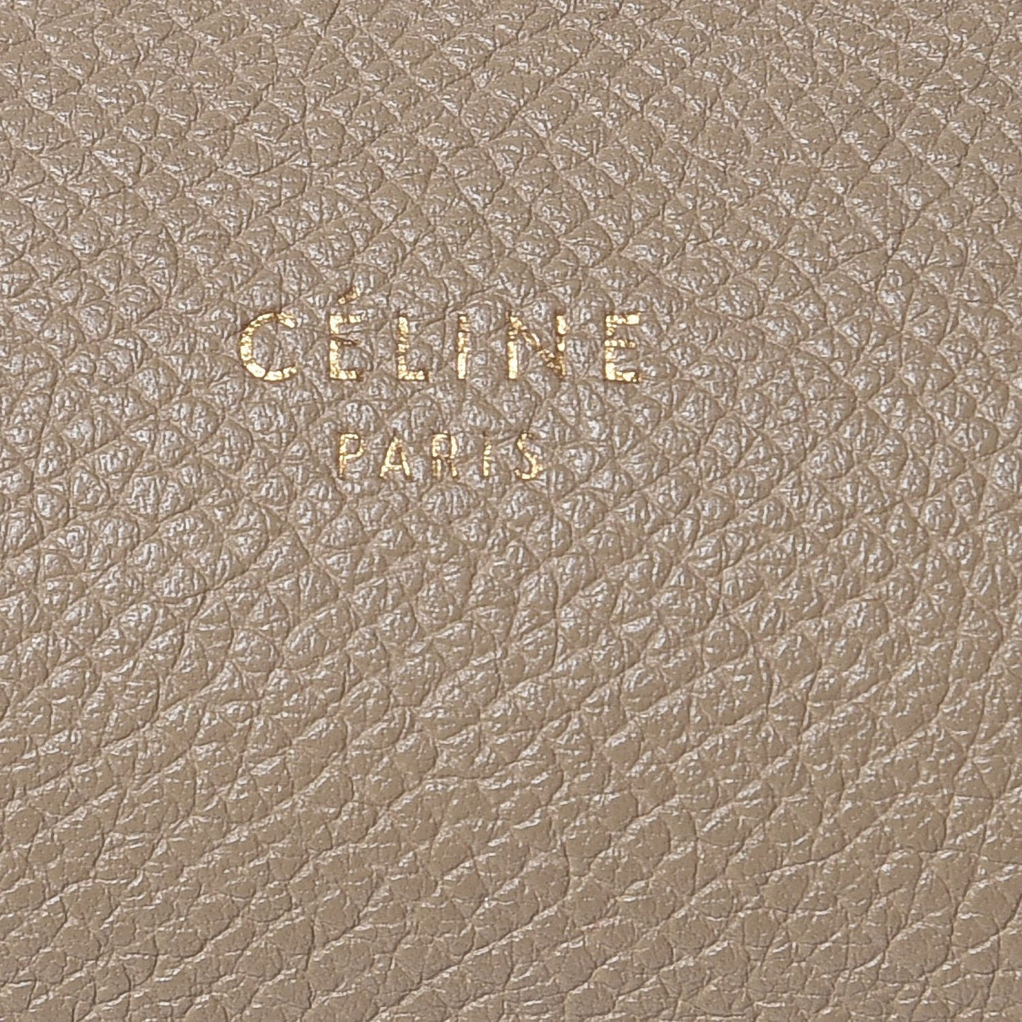 Grained Calfskin Mini Belt Bag Light Taupe