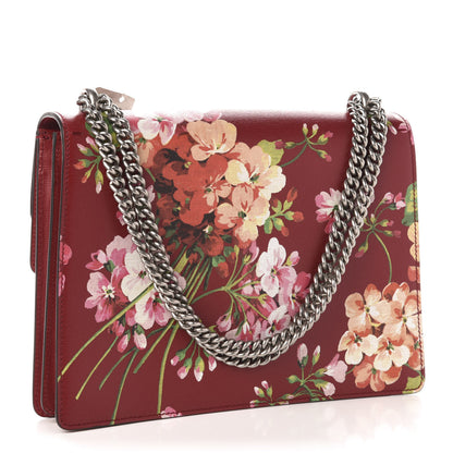 Gucci Calfskin Blooms Print Medium Dionysus Shoulder Bag Romantic Cherry Multicolor 3 of 13