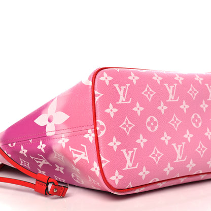 Louis Vuitton Monogram Escale Neverfull MM Rouge 8 of 10