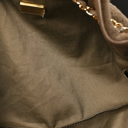 Chanel Pony Hair Mini Chanel 25 Handbag Dark Khaki 5 of 11