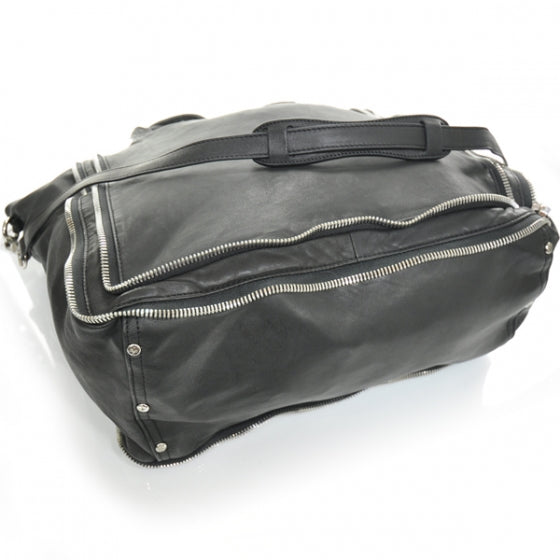 Leather Trudy Tote Black