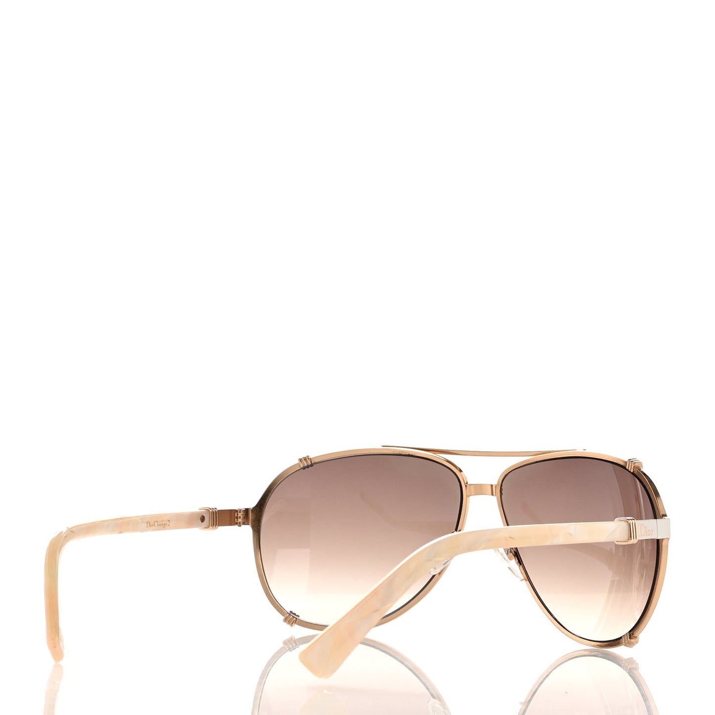 Chicago 2 Aviator Sunglasses White