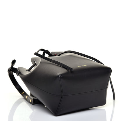 Mansur Gavriel Vegetable Tanned Calfskin Mini Bucket Bag Black Flamma 4 of 9