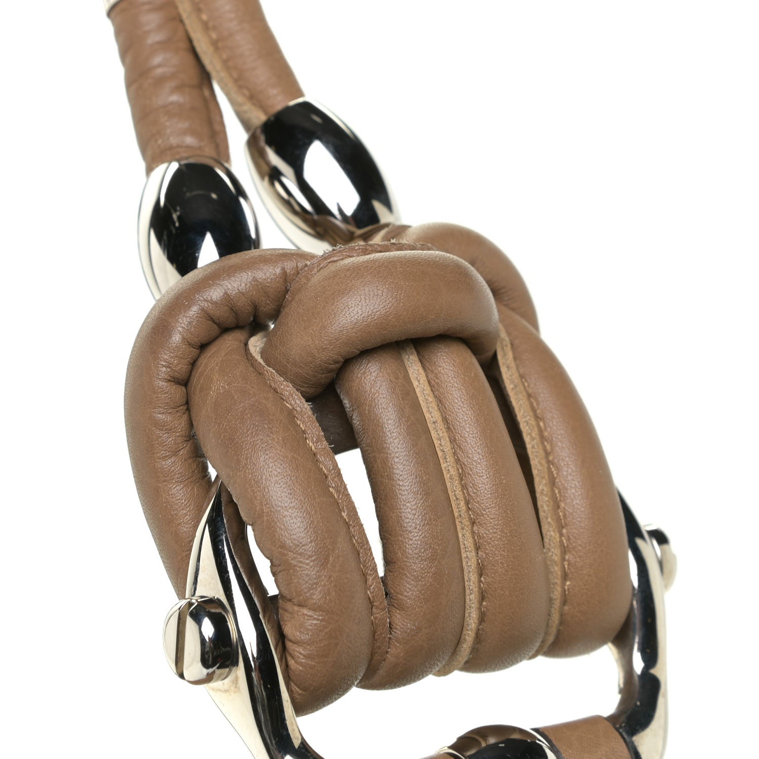 Gucci Guccissima Medium Techno Horsebit Hobo Taupe 11 of 13