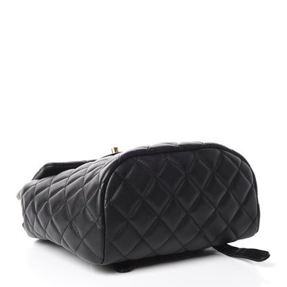 Chanel Calfskin Quilted Mini Urban Spirit Backpack Black 4 of 10