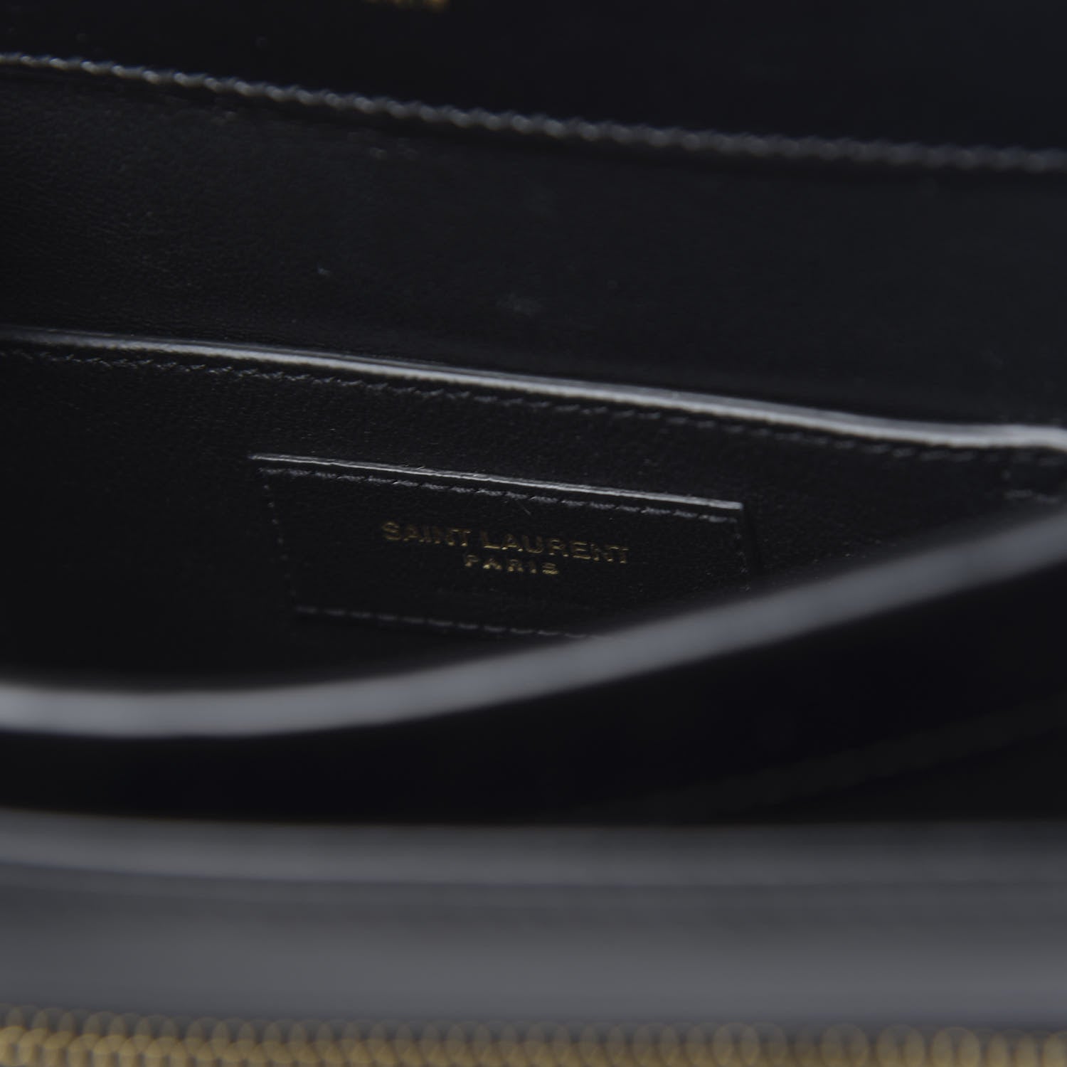 Saint Laurent Calfskin Sao Shoulder Bag Black 6 of 10