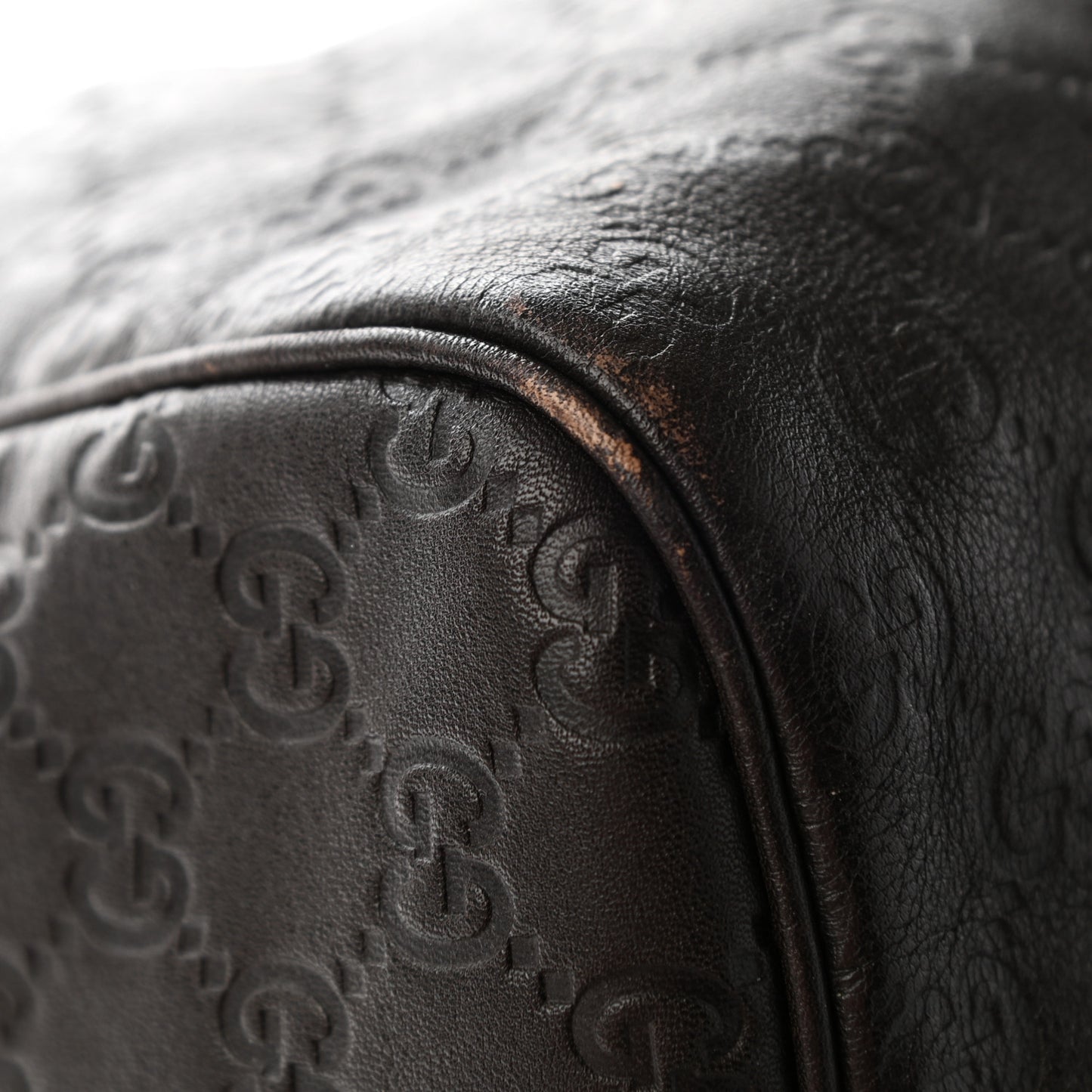 Guccissima Large Joy Boston Brown