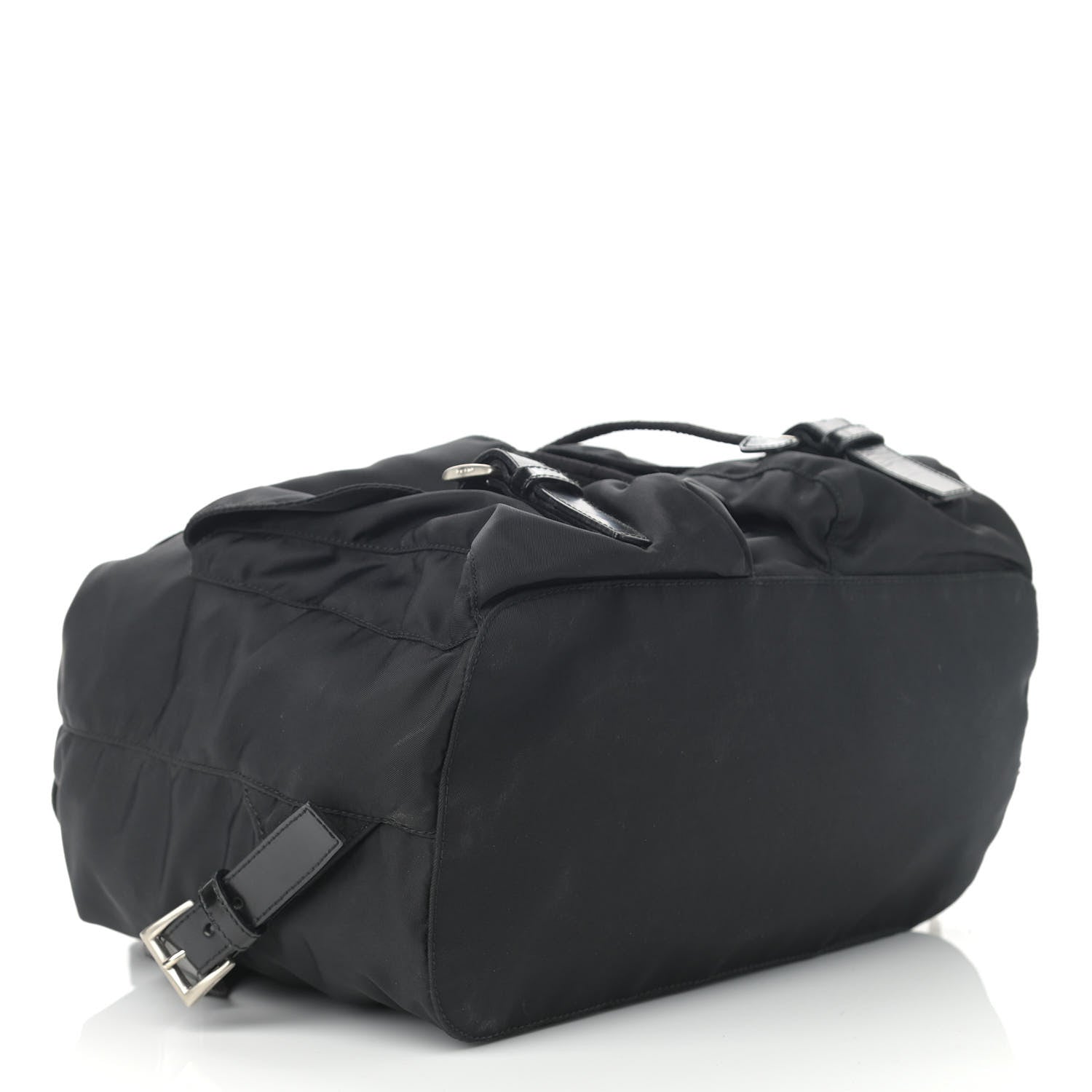 Prada Nylon Vela Medium Backpack Black 4 of 11