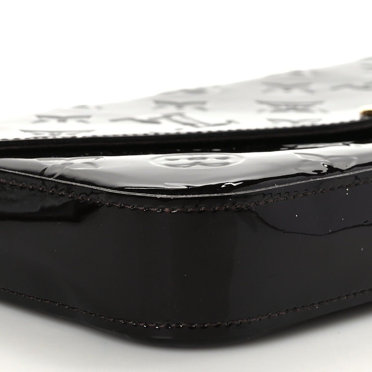 Louis Vuitton Vernis Pochette Felicie Chain Wallet Amarante 8 of 9