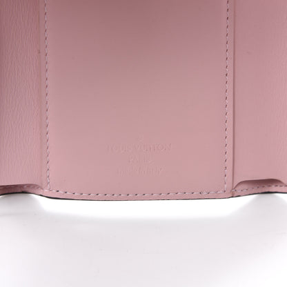 Louis Vuitton Patent Calfskin Monogram Cherrywood Compact Wallet Rose Ballerine 6 of 8