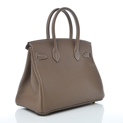 Hermes Togo Birkin 30 Etoupe 3 of 31