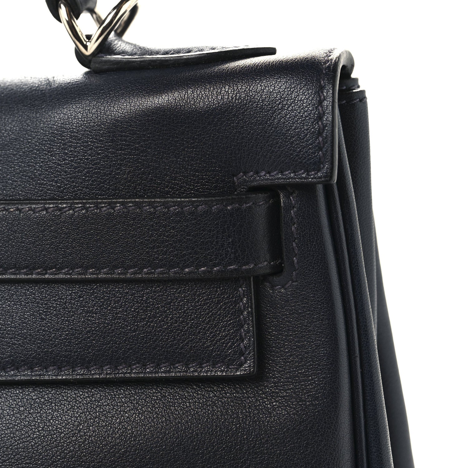 Hermes Swift Kelly Retourne 32 Bleu Indigo 14 of 16