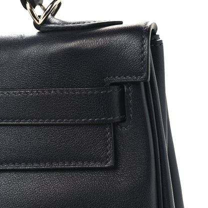 Hermes Swift Kelly Retourne 32 Bleu Indigo 14 of 16