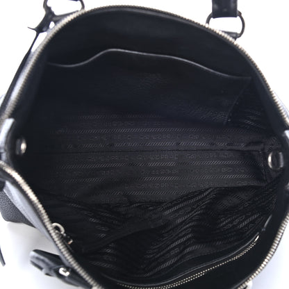Prada Vitello Daino Tote Black 4 of 4